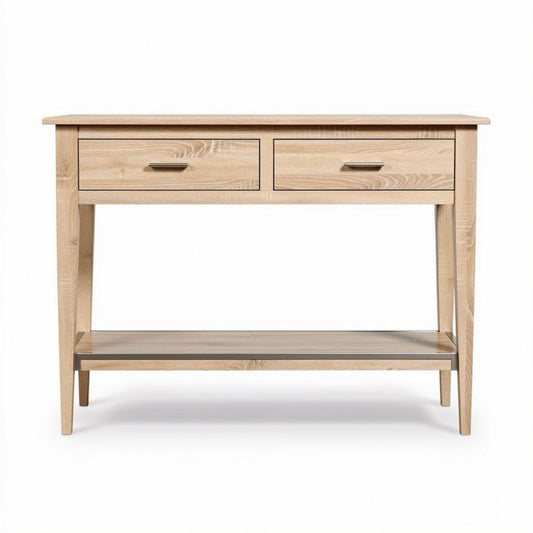 Console in legno con due cassetti per ingresso o soggiorno – 100 x 40 x 75 cm